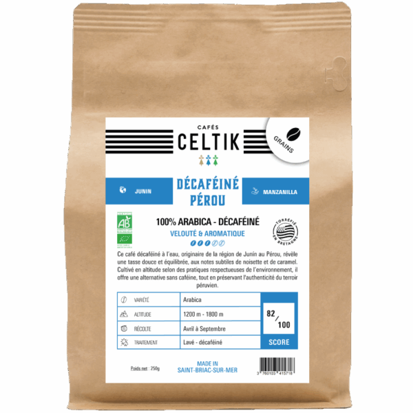 Décaféiné du pérou